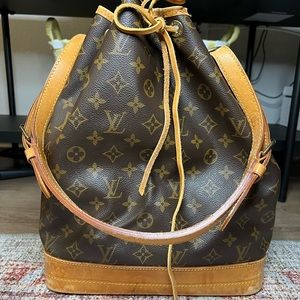 Authentic Vintage Louis Vuitton Noe Large Bucket Bag